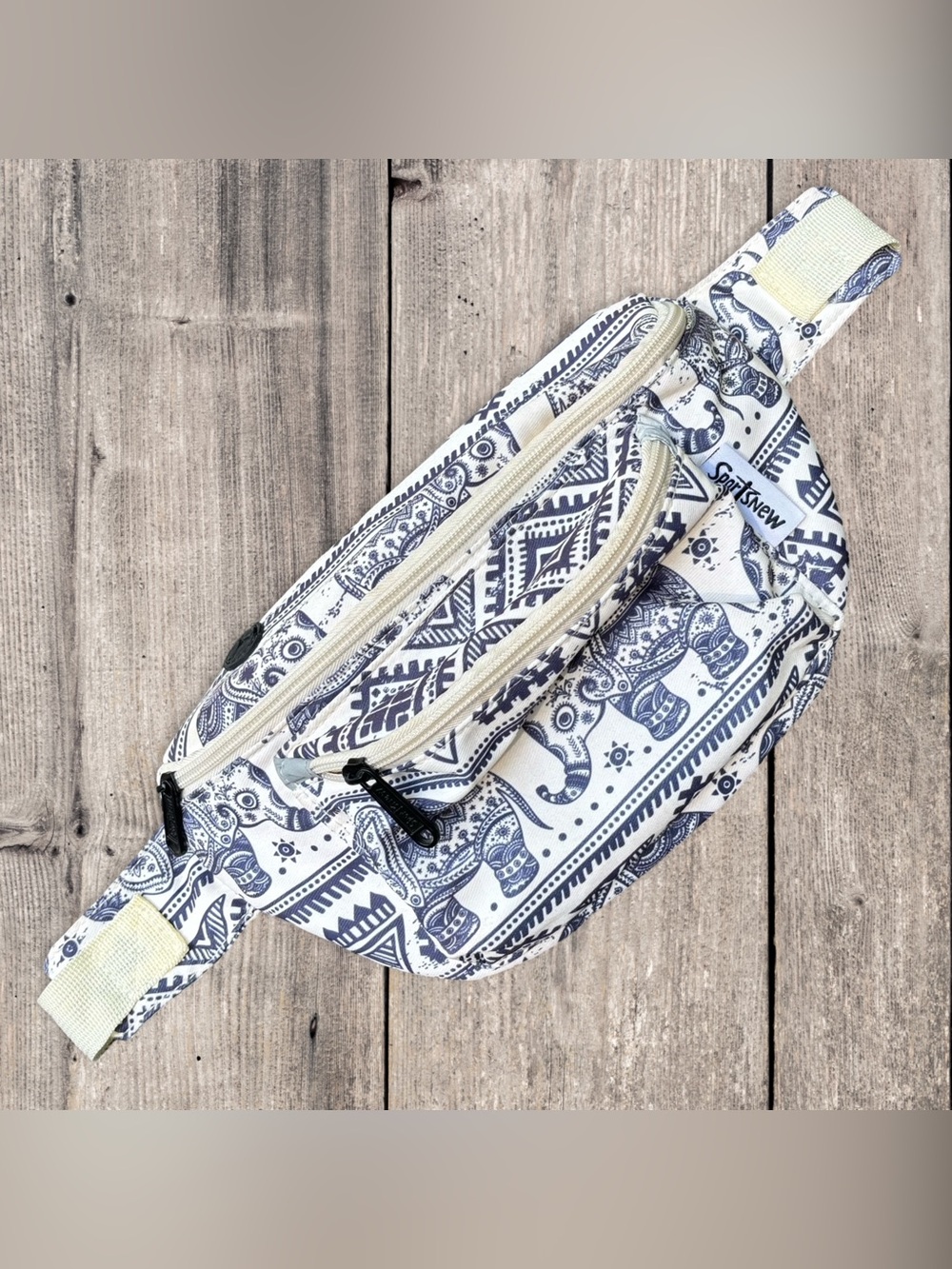 Sportsnew Tribal Elephant Fanny Pack Crossbody Waist Bag Festival Travel